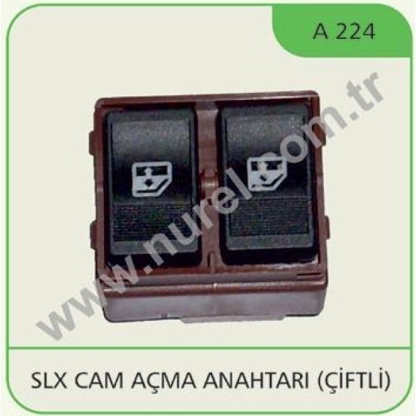 NUREL A224 Cam Açma Düğmesi Murat 131 SLX Çıftlı