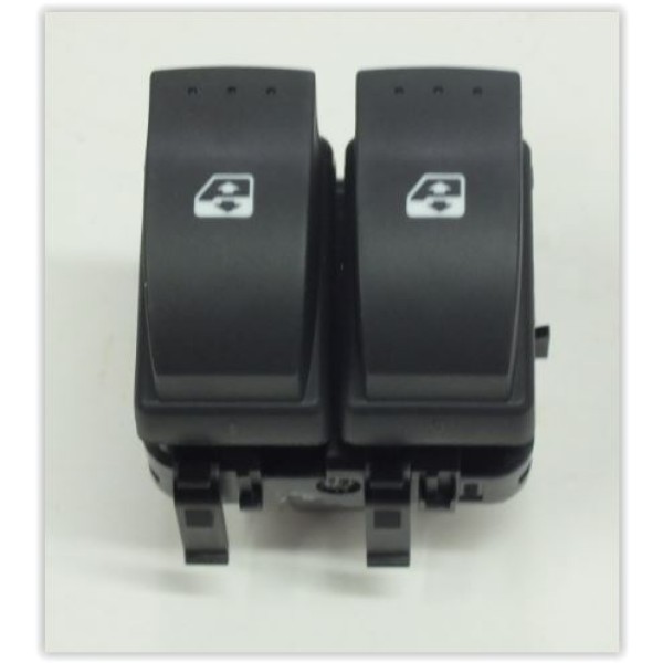 NUREL A254 Cam Açma Düğmesi Çıftlı Gri Megane II Laguna Cam Kaldırma 