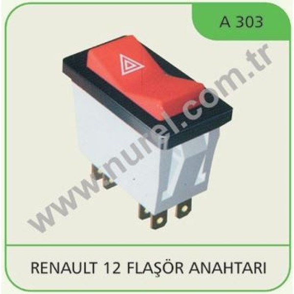 NUREL A303 Flasör Anahtarı R12