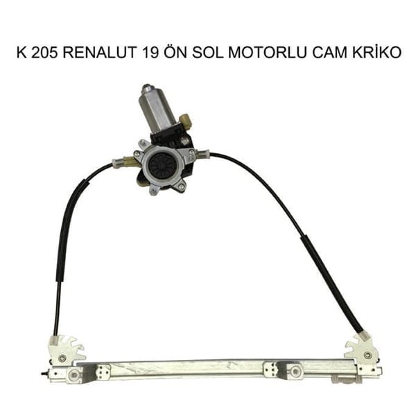 NUREL K205 Cam Krikosu Ön Sol R19 Motorlu 