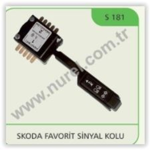 NUREL S181 Sinyal Kolu Skoda Favorıt 