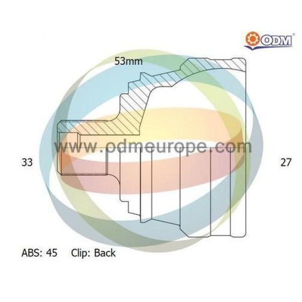 ODM AD-1-1018A Aks Kafası Audi A4-A6Super Bpassat 00-05 1,9TDI Dıs