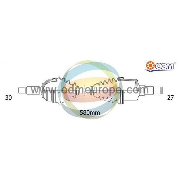 ODM BM-8-8505 Ön Aks Bmw 3 Serıs E46 (30×578×27) Sol Komple