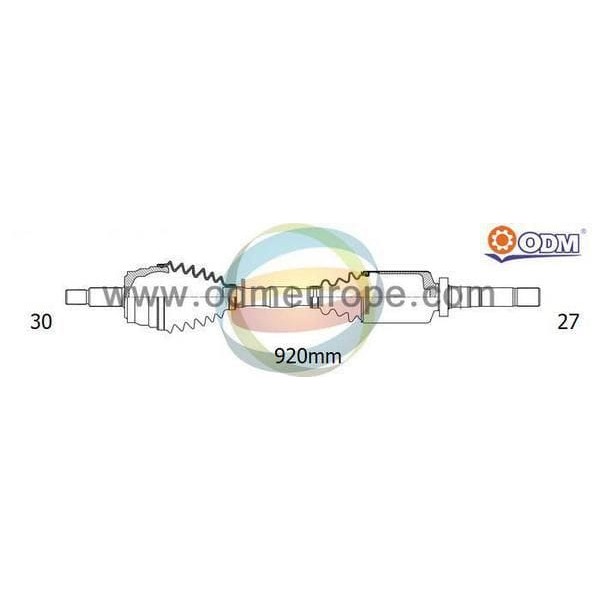 ODM BM-8-8513 Ön Aks Bmw X3-E83 (30×921×27) Sağ Komple 