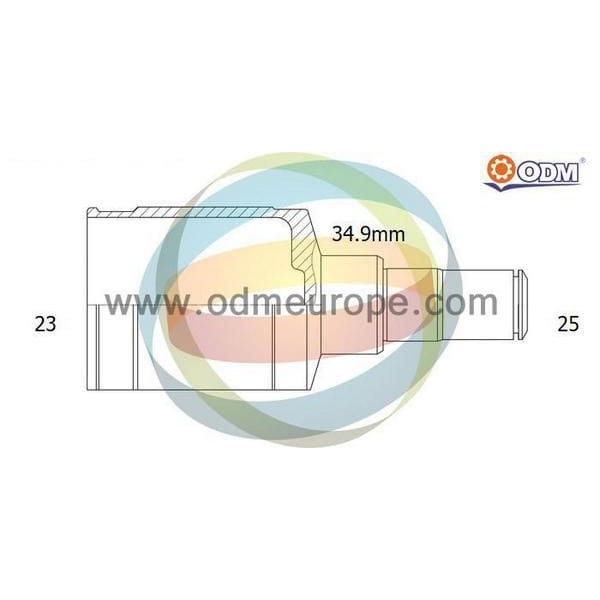 ODM OP-3-5033 Aks Kafası Corsa D İç Sağ 25×35×23 