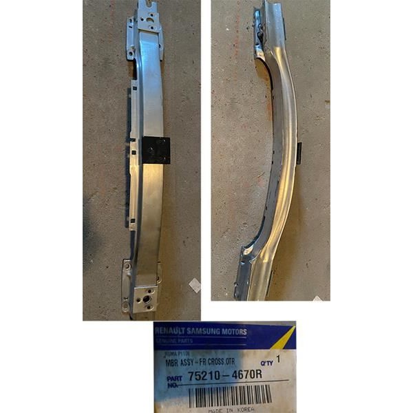 OEK 752104670R Ön Tampon Demiri Latitude Ön Uç Travers 