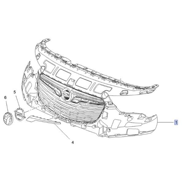 OPEL 9816859580 Ön Tmpn Izgr Opel