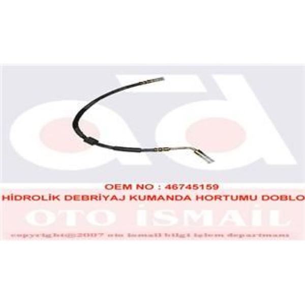 OPAR 46745159 Hidrolik Debriyaj Kumanda Hortumu Doblo