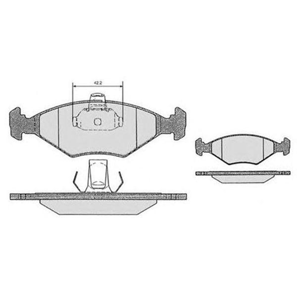 OPAR 55170758E Fren Balatası Ön Palio 1.4 Siena 