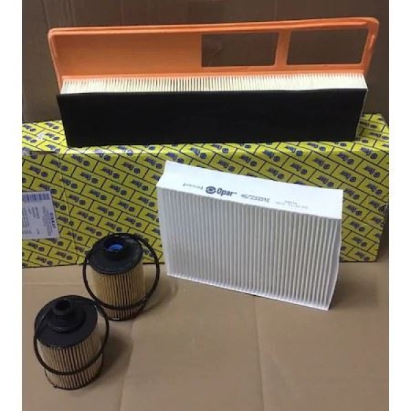 OPAR 55172413 Filtre Seti Doblo Albea Palio 1.3 Mtj Cuklu Yağ-Hava-Polen-Mazot 