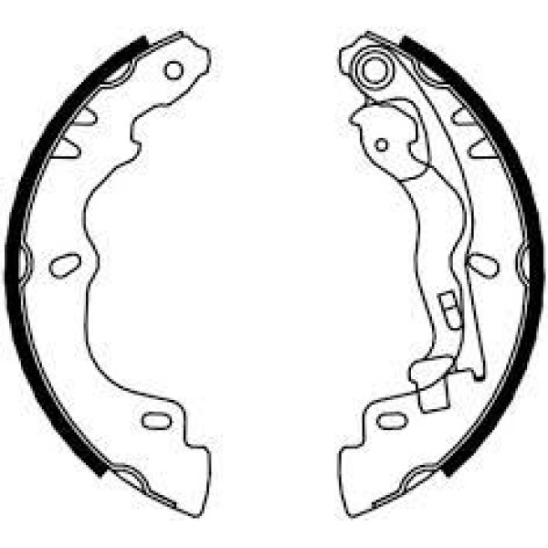 OPAR 98845348E Kampana Balata Palio Po Yeni Model 185X29