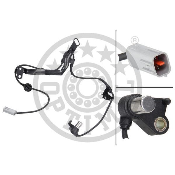 OPTIMAL 6-S100 Abs Sensörü Ön Sağ Mazda 323 Famılıa 98-02
