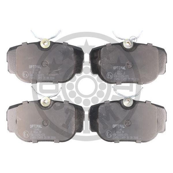 OPTIMAL BP-10048 Arka Balata Rangerover 2.5D 2.5TDI 4.0 V8-4.6 (94-02) Discovery 2.5 Td5 4.0 (98-04) 