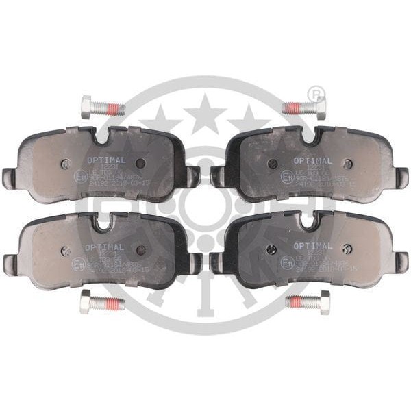 OPTIMAL BP-12231 Arka Balata Dıscovrey 4.0 04-09 4.4 04-2.7Td 04-09-3.0 R.Rover 4.4 3.0Td6 02- 2.7Td