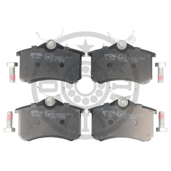 OPTIMAL BP10066 Fren Balata Seti Diskli Fren A18×1-8Xk -A28Z0 -A38L1 -A38P1 -A3 Cabriolet8P7 -A3 Spo