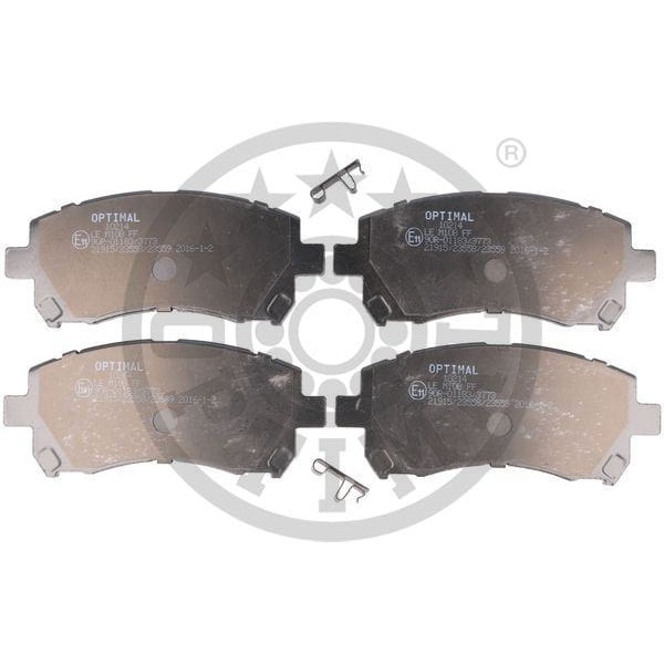 OPTIMAL BP10214 Fren Balata Seti Diskli Fren Forestersf -Impreza Coupegfc -Impreza Station Wagongf -