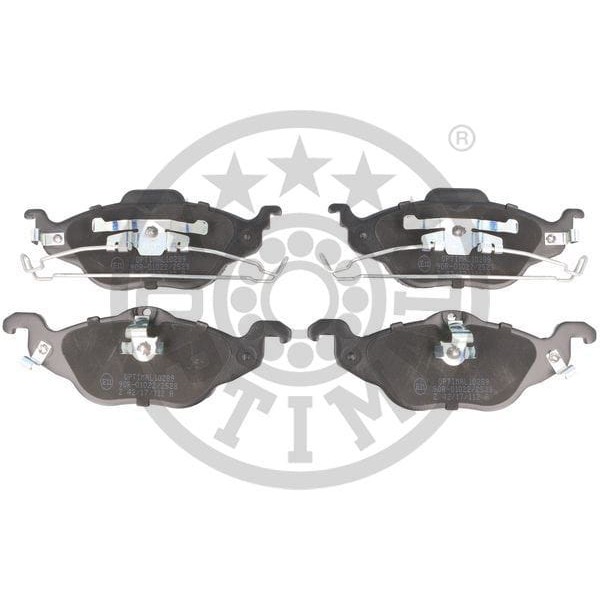 OPTIMAL BP10289 Fren Balata Seti Diskli Fren Astra G Cabrioletf67 -Astra G Caravanf35 -Astra G Ccf48 