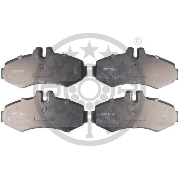 OPTIMAL BP10324 Fren Balata Seti Diskli Fren Vito Bus638 -Vito Kasten638 -V-Klasse638/2