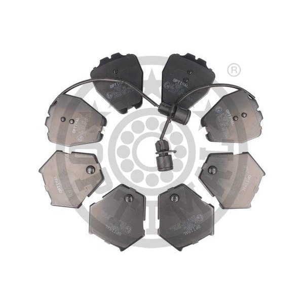 OPTIMAL BP10483 Fren Balata Seti Diskli Fren A64B2-C5 -A6 Avant4B5-C5 -A84D2-4D8 