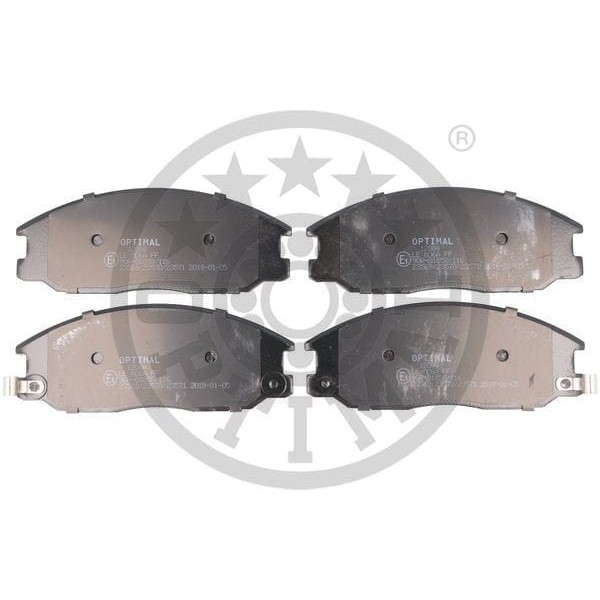 OPTIMAL BP12084 Fren Balata Seti Diskli Fren Hıghway Van-Santa F Ism -Santa F IIcm -Trajetfo -Xgxg K 