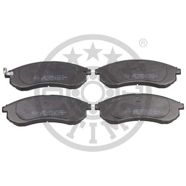 OPTIMAL BP12117 Fren Balata Seti Diskli Fren L 200K7 T-K6 T 