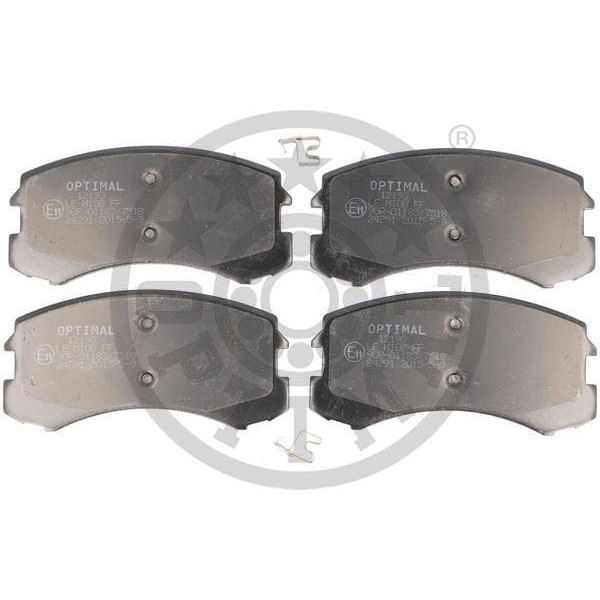 OPTIMAL BP12193 Fren Balata Seti Diskli Fren Lancer Kombics W -Lancer Stufenheckcs A-Ct0