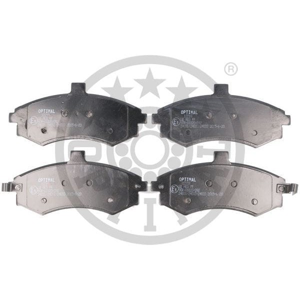 OPTIMAL BP12219 Fren Balata Seti Diskli Fren Elantraxd -Elantra Stufenheckxd -Matrıxfc
