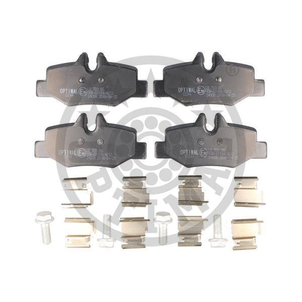 OPTIMAL BP12244 Fren Balata Seti Diskli Fren Slkr171 -Vianow639 -Vito / Mıxto Kastenw639 -Vito Busw6 