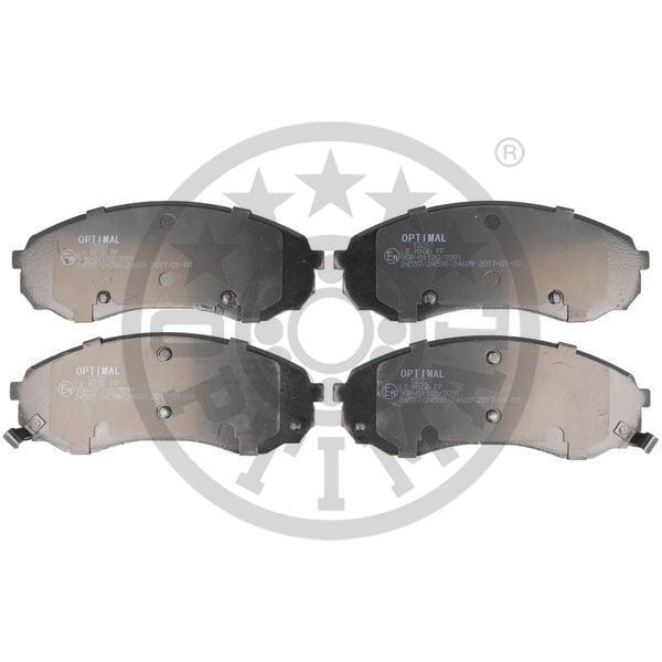 OPTIMAL BP12281 Fren Balata Seti Diskli Fren H-1 Cargotq -H-1 Traveltq Carnival / Grand Carnival III