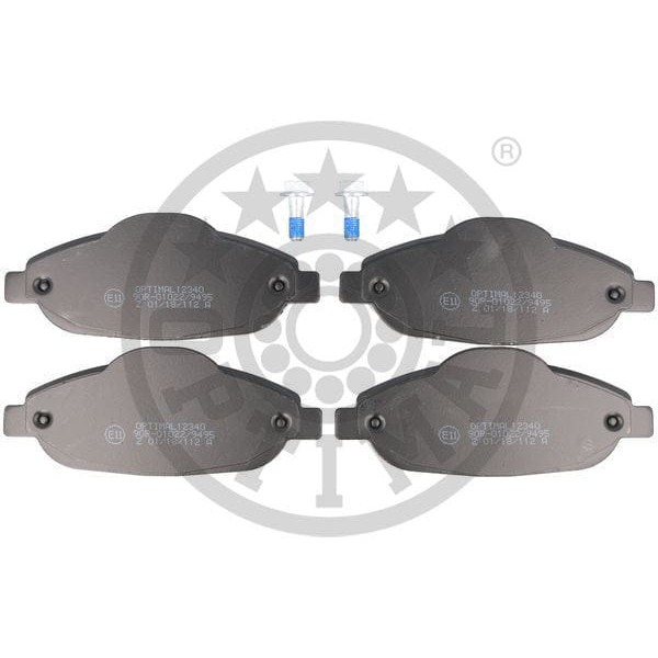 OPTIMAL BP12340 Fren Balata Seti Diskli Fren 3084A -4C -308 Sw 