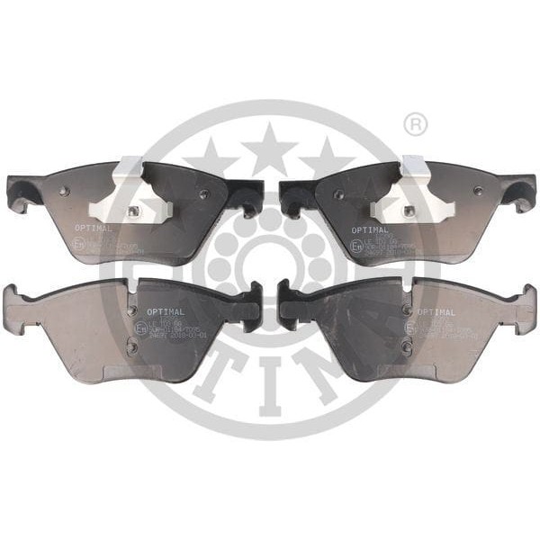 OPTIMAL BP12393 Fren Balata Seti Diskli Fren 5F10 -5 Touringf11 Bmwbrıllıance : 5 Serıesf18 