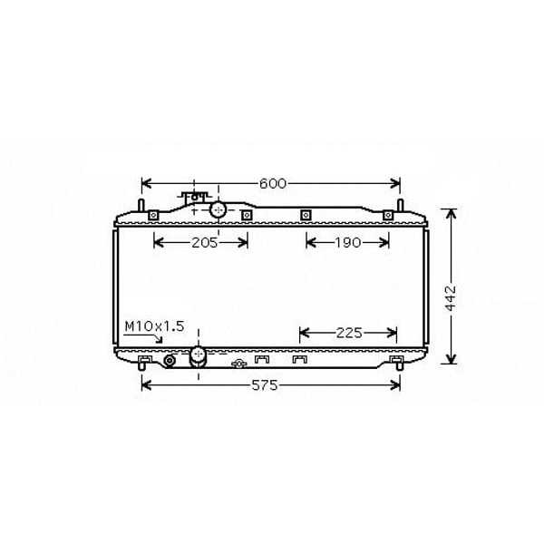 ORIS BHN118018 X Radyatör Brazing Civic VIII Hb 06 1.4-1:8 Mek Ac Klimasız 678X374X18