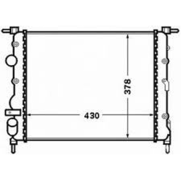 ORIS IRN503062 Turbo Radyatörü Intercooler Megane IV-Kadjar-Talisman-Scenic-Qashqai 1.5Dci- Xtrail 1