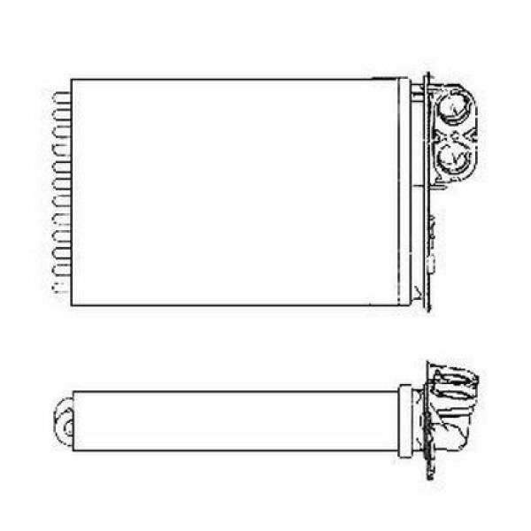 ORIS KCI008032 Kalorifer Radyatörü C5 1.8 16V-2.0 16V-3.0 V6-1.6Hdi-2.0Hdi-2.2Hdi 04 210X152X32