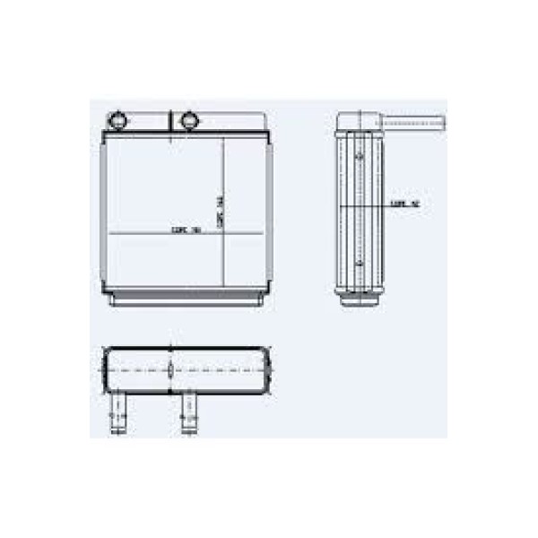 ORIS KPE003048 Kalorifer Radyatörü J9 170X173X48 