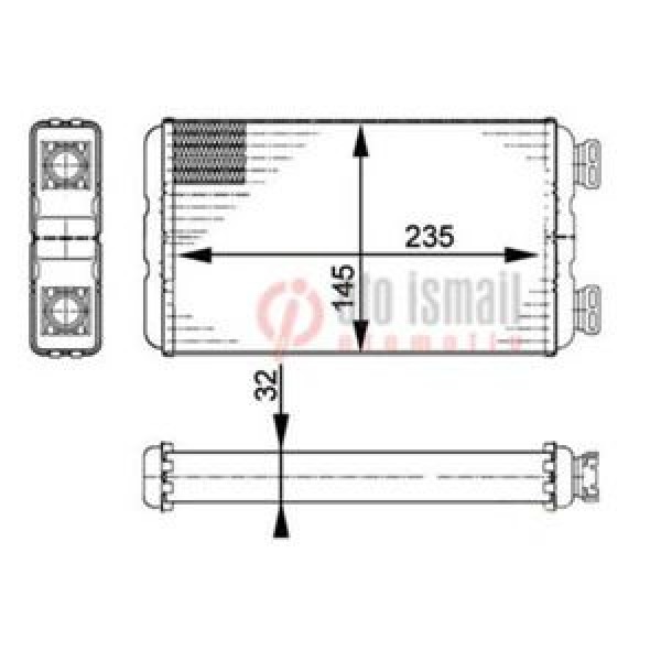ORIS KRN015032 Kalorifer Radyatörü Master II 98 235X148X32 Oto.-Mek. 
