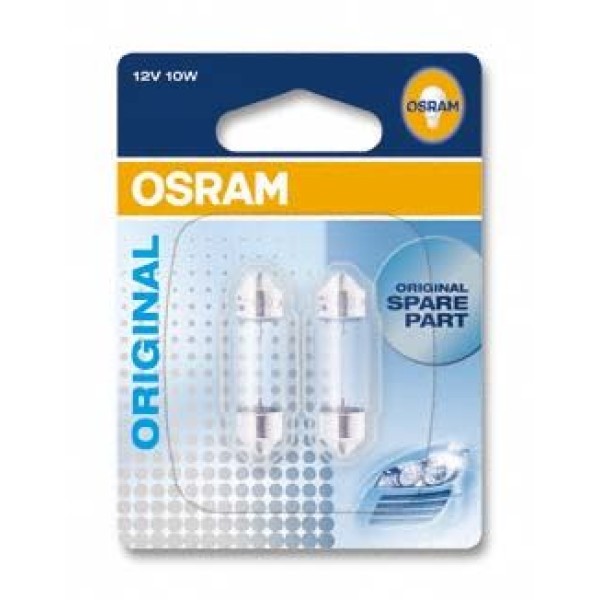 OSRAM 6411-02B Blister Ambalaj - Tavan Ampul 12V 10W Sofit Uzun 