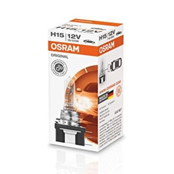 OSRAM 64176 Ampul H15 12V 15 55W Halogen Far Ve Sis Tek Flamanlı Far Ampulu 