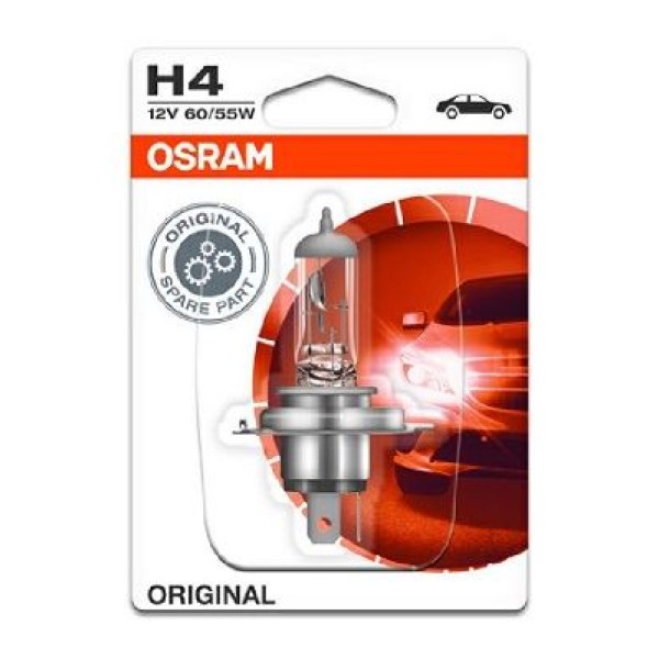 OSRAM 64193-01B Blister Ambalaj - Ampul 12V H4 60/55W 43T Tırnaklı