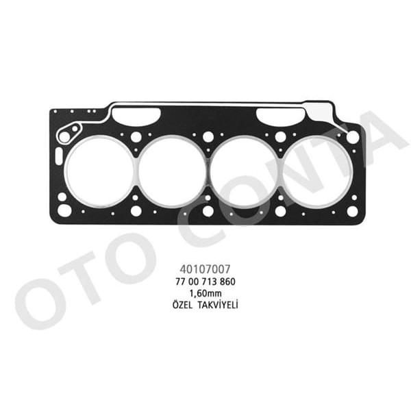 OTO CONTA 40107007 Silindir Kapak Contası R11 Flash R21 Manager 1.7 Lpg Lı