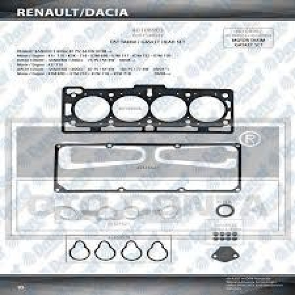 OTO CONTA 40108903S Motor Takım Conta Üst Dacia Logan 1.4 1.6 8V K7J 710- K7M 690 Skt Keçelı - Subap