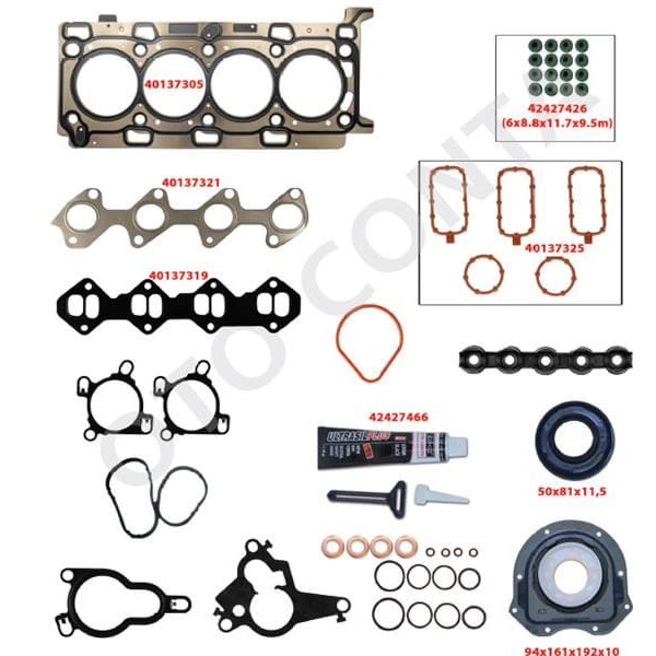 OTO CONTA 40137302 Full Takım Conta Keçeli Skc Li Subap Lastikli Master III 2.3 Dci 11 Movano 2.3 Cd