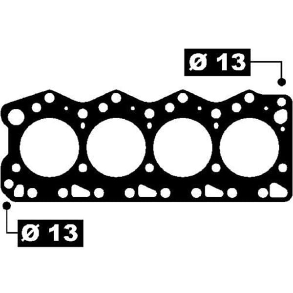 OTO CONTA 40138006 Silindir Kapak Contası Master 2.5 Dt S9U 1.40Mm 