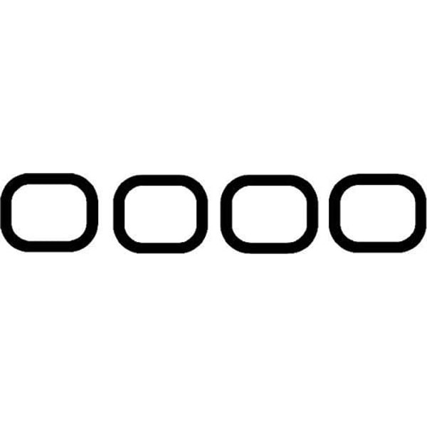 OTO CONTA 42423418 Manifold Contası Emme Kauçuk Marea Palio 1.6 16V 4 Adet 178 B3.000 -182 A4 000 A6 