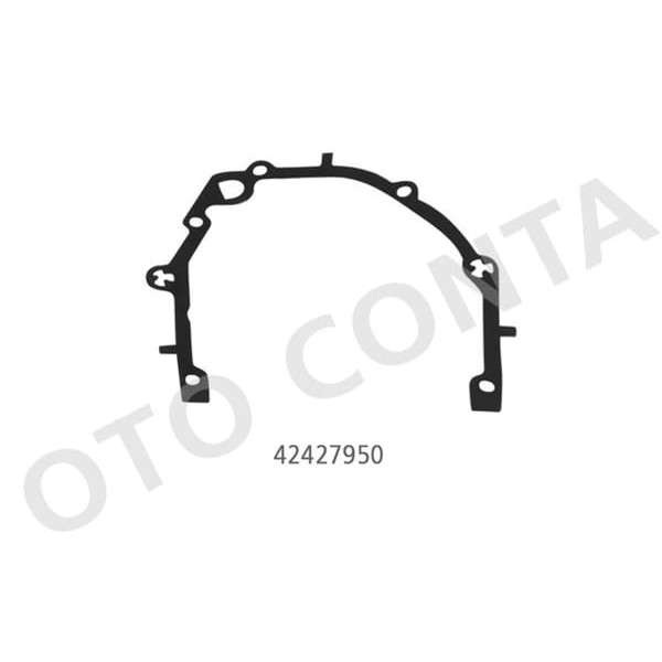 OTO CONTA 42427950 Eksantrik Kapak Contası Ön Palio Albea 1.2 16V Kauçuk Kaplı Metal