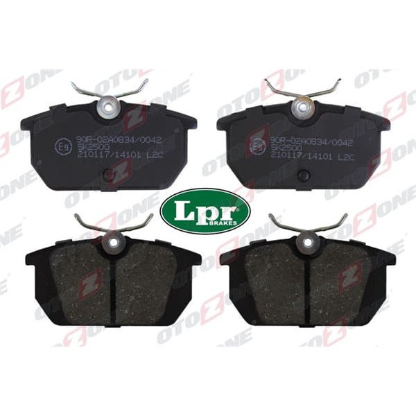 OTOZONE FDA2004 Arka Balata Tmpr-Tipo 2000İe Punto Alfa 33-145-146-155 Gdb466 Gdb466-Lp522-7026220 