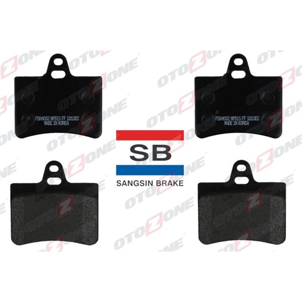 OTOZONE FDA4002 Arka Balata C5 1.6 Hdi 1.8 -2.0 16V-2.0-2.2 HDI 3.0 01-04 Gdb1450 Gdb1450-Lp1680-705