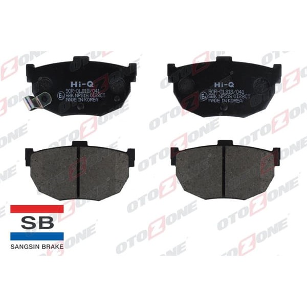 OTOZONE FDA8004 Arka Balata Cerato Ve Sedan 1.5CRDI-1.6-2.0-2.0CRDI 04/2004 Elantra 1.6 2.0 95 Gdb33