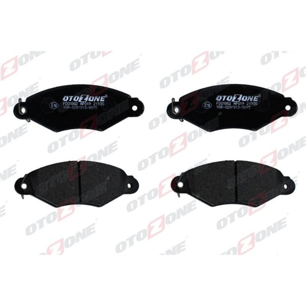 OTOZONE FDO1002 Ön Balata Kango 1.9 D 1.5Dci 97 Gdb1321 Gdb1321-Lp1610-7016110