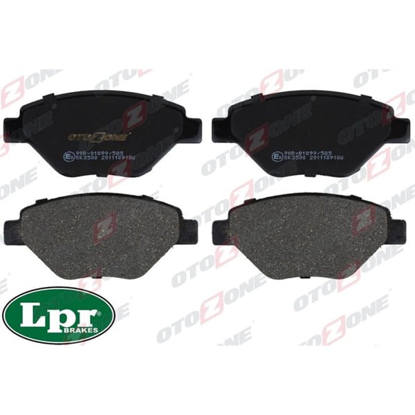 OTOZONE FDO1016 Ön Balata Megane II 1.4 1.6 2.0 1.9 Dci 1.5 Dci Sedan 1.4 16V 11/02 Gdb1571 Gdb1571-